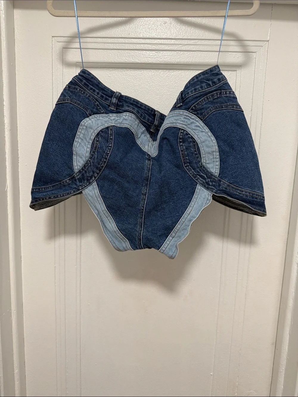 So much love denim short set.